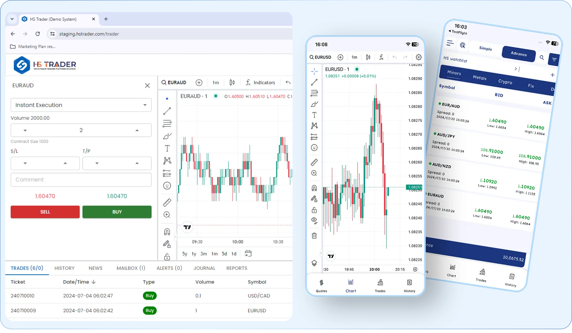 Web & Mobile clients